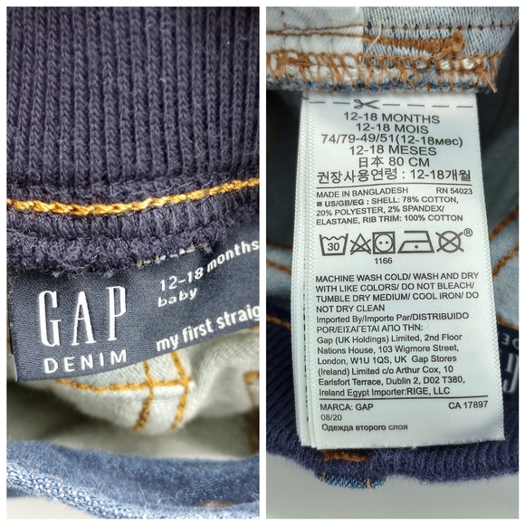 Baby GAP 12-18 Month Toddler Top & Bottom Bundle - Picture 7 of 7